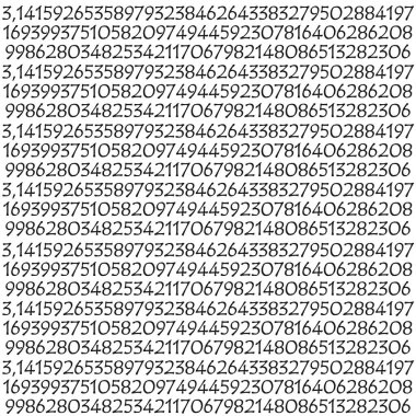 Pi sembol matematiksel sabit irrasyonel sayı, Yunanca harf, arka plan