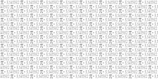 Símbolo Matemático Constante Irracional Número Letra Griega Patrón Centro Fondo — Foto de Stock