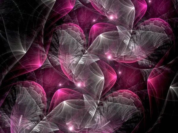Abstract Colorful Fractal Flower Light Digital Artwork Creative Graphic — Stock Photo, Image