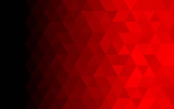 Rojo Oscuro Triangular Bajo Poli Mosaico Patrón Fondo Gráfico Ilustración — Foto de Stock