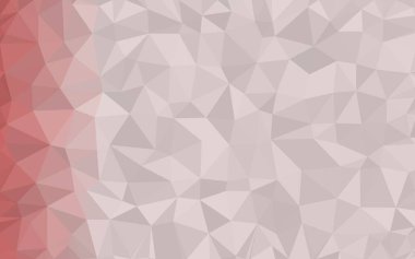 Kırmızı üçgen düşük poli pembe, desen arka plan, vektör çizim grafik, yaratıcı Origami stil gradyan ile mozaik