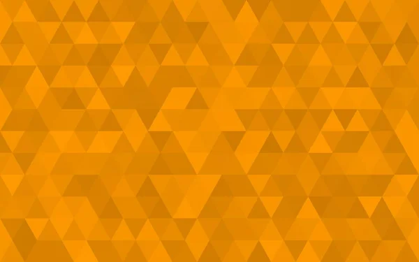 Mörk Orange Triangulära Låg Poly Mosaik Mönster Bakgrund Vektor Illustration — Stockfoto