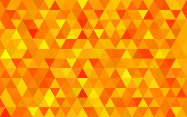 Dark Orange Triangolare Basso Poli Mosaico Modello Sfondo Vettoriale Illustrazione — Foto Stock