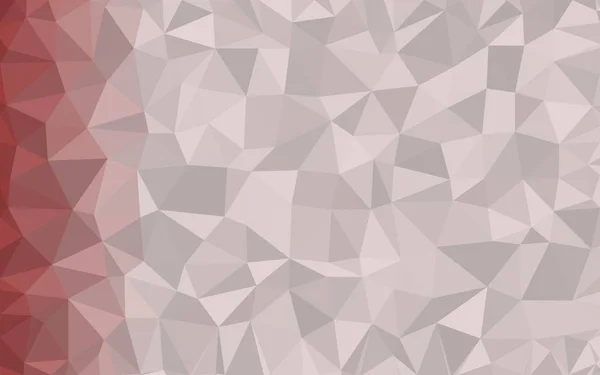 Rosa Rojo Triangular Baja Poli Mosaico Patrón Fondo Vector Ilustración — Foto de Stock