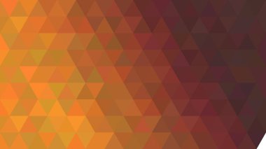 Turuncu üçgen düşük Poli, mozaik desen arka plan, vektör çizim grafik, yaratıcı, Origami tarzı gradyan ile