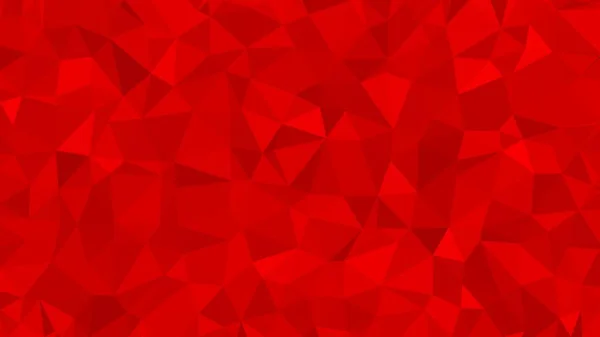 Červené Trojúhelníkové Nízké Poly Mozaika Vzorek Pozadí Vektorové Ilustrace Grafický — Stock fotografie