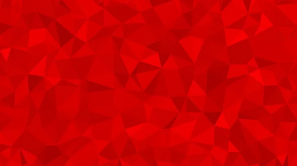 Vermelho Triangular Baixo Poli Padrão Mosaico Fundo Imagem Vetorial Gráfico — Fotografia de Stock