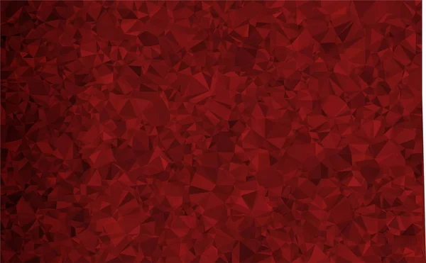 Vermelho Triangular Baixo Poli Fundo Padrão Mosaico Vector Ilustração Poligonal — Fotografia de Stock