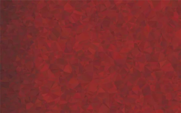 Vermelho Triangular Baixo Poli Fundo Padrão Mosaico Vector Ilustração Poligonal — Fotografia de Stock