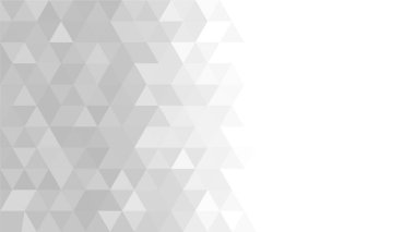 Açık gri, gümüş, üç taraflı düşük Poli, mozaik desen arka plan, vektör poligonal şekil grafiği, degrade, racio 1:1,777 Ultra Hd, 8 k ile Origami tarzı