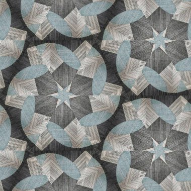 Soyut renkli geometrik seamless modeli simetrik kaleydoskop moda, Tasarım 