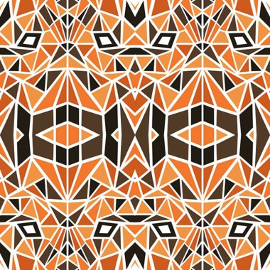 Soyut renkli geometrik seamless modeli simetrik kaleydoskop moda, Tasarım 