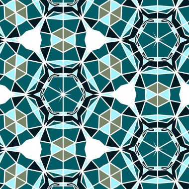 Soyut renkli geometrik seamless modeli simetrik kaleydoskop moda, Tasarım 