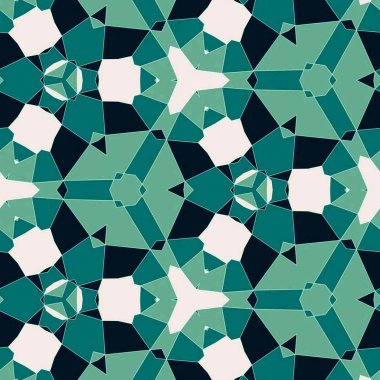 Soyut renkli geometrik seamless modeli simetrik kaleydoskop moda, Tasarım 