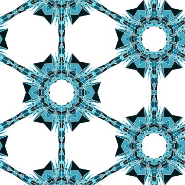 Soyut renkli geometrik seamless modeli simetrik kaleydoskop moda, Tasarım 