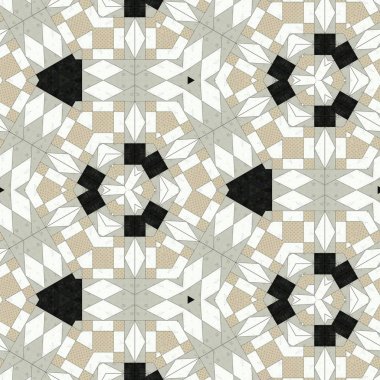 Soyut renkli geometrik seamless modeli simetrik kaleydoskop moda, Tasarım 