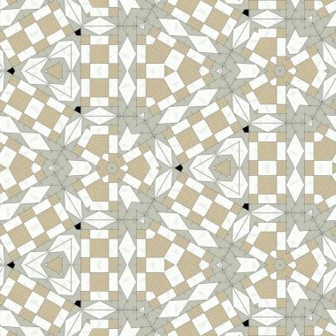 Soyut renkli geometrik seamless modeli simetrik kaleydoskop moda, Tasarım 