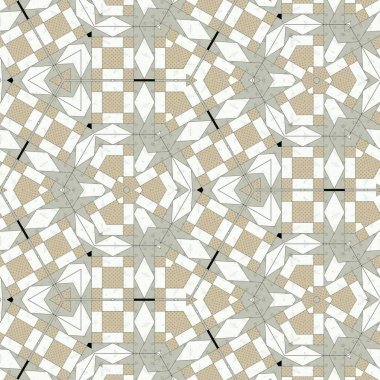 Soyut renkli geometrik seamless modeli simetrik kaleydoskop moda, Tasarım 