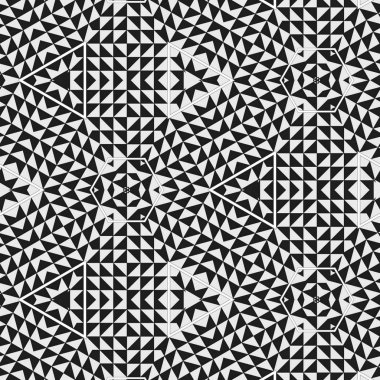 Soyut renkli geometrik seamless modeli simetrik kaleydoskop moda, Tasarım 