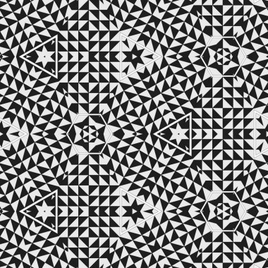 Soyut renkli geometrik seamless modeli simetrik kaleydoskop moda, Tasarım 