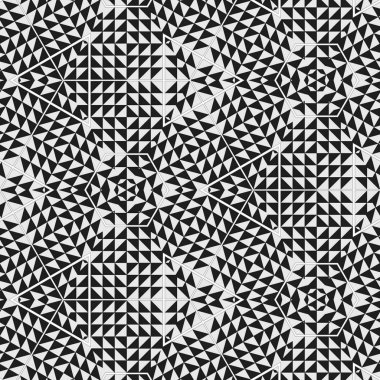 Soyut renkli geometrik seamless modeli simetrik kaleydoskop moda, Tasarım 