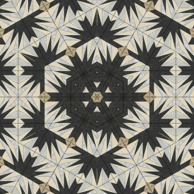 Soyut renkli geometrik seamless modeli simetrik kaleydoskop moda, Tasarım 