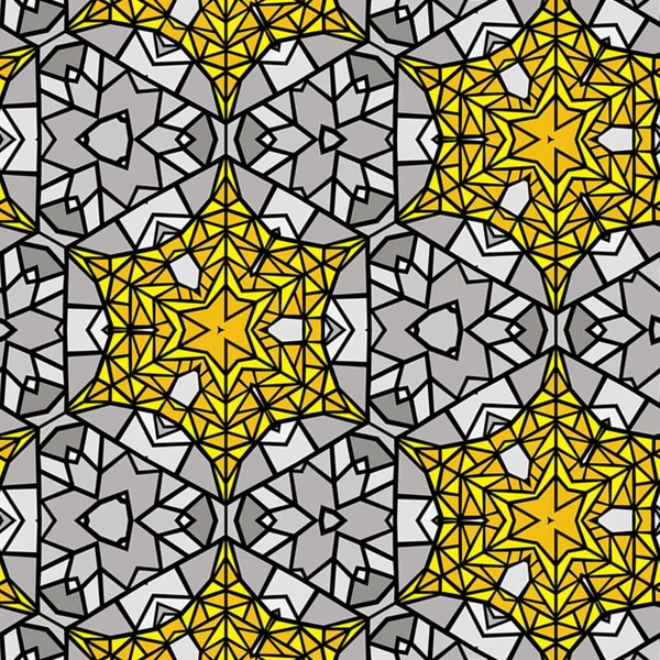 Abstrakte Bunte Geometrische Nahtlose Muster Symmetrisches Kaleidoskop Mode Design — Stockfoto