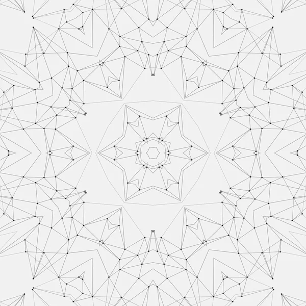 Абстрактний Барвистий Геометричний Безшовний Візерунок Симетрична Мода Калейдоскопа Дизайн — стокове фото