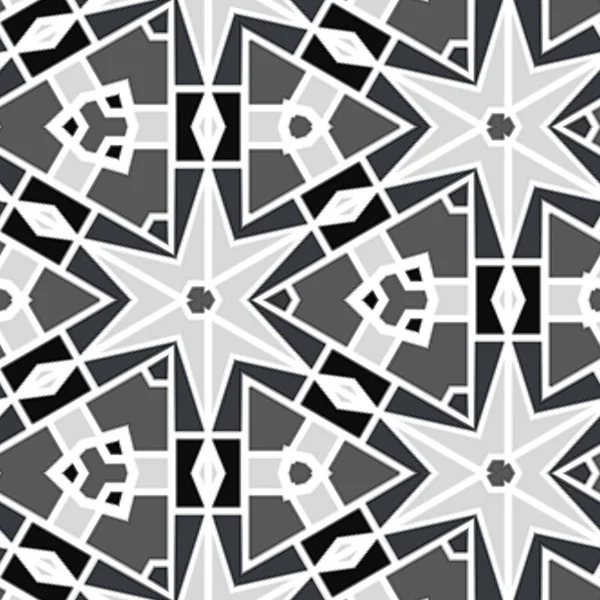 Abstrakte Bunte Geometrische Nahtlose Muster Symmetrisches Kaleidoskop Mode Design — Stockfoto