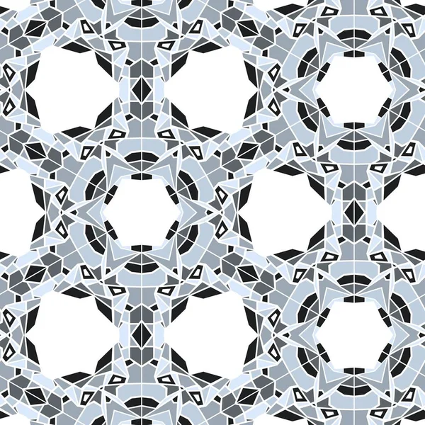 Abstract Colorful Geometric Seamless Pattern Symmetric Kaleidoscope Fashion Design — Stock Photo, Image