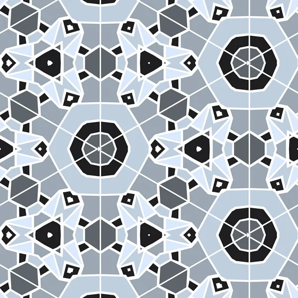 Abstrakte Bunte Geometrische Nahtlose Muster Symmetrisches Kaleidoskop Mode Design — Stockfoto