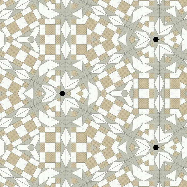 Abstraktní Barevné Geometrické Bezešvé Vzor Symetrický Kaleidoskop Móda Design — Stock fotografie