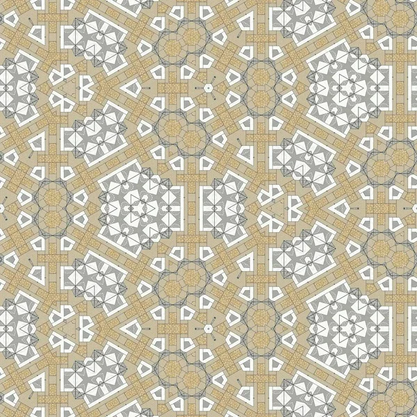 Abstraktní Barevné Geometrické Bezešvé Vzor Symetrický Kaleidoskop Móda Design — Stock fotografie