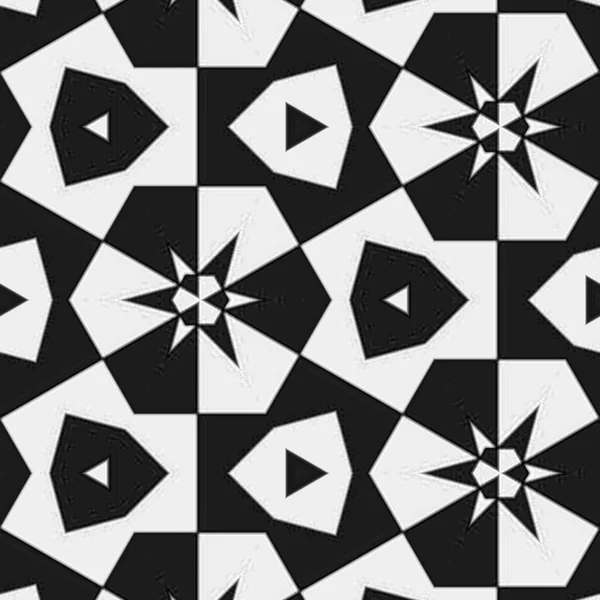 Abstrakte Bunte Geometrische Nahtlose Muster Symmetrisches Kaleidoskop Mode Design — Stockfoto