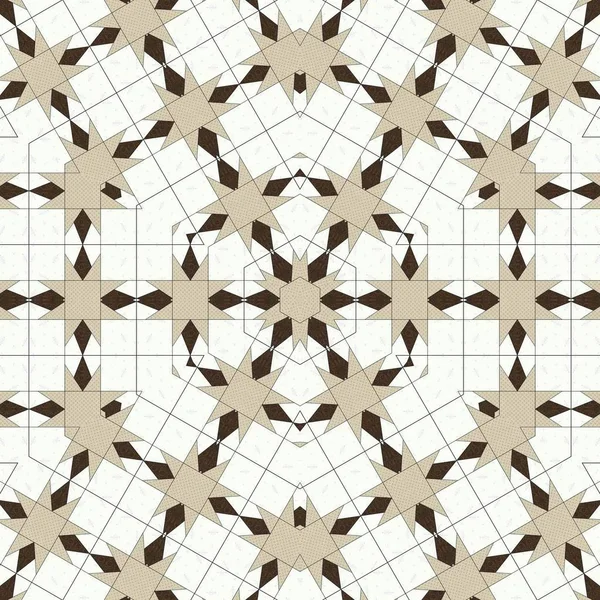 Abstrakte Bunte Geometrische Nahtlose Muster Symmetrisches Kaleidoskop Mode Design — Stockfoto