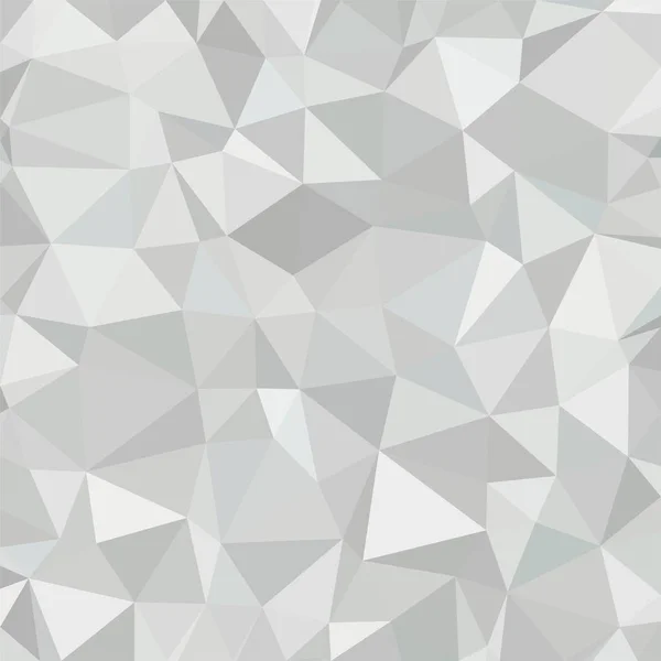 グレー 三角形の低ポリ モザイク パターンの背景 ベクトル多角形図グラフィック クリエイティブ 折り紙スタイル グラデーション — ストック写真