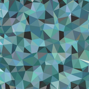 Cadet mavi, üçgen düşük Poli, mozaik desen arka plan, poligonal illüstrasyon grafik, yaratıcı, Origami tarzı gradyan ile vektör