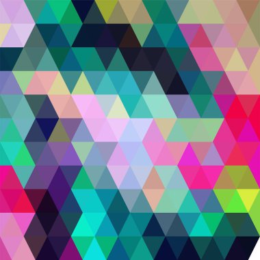 Renkli, üç taraflı Poli, mozaik desen arka plan, vektör poligonal illüstrasyon grafik, yaratıcı, Origami tarzı gradyan ile düşük