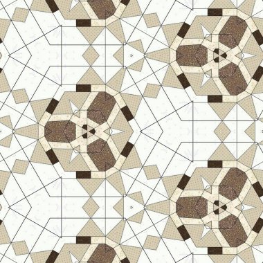 soyut renkli altıgen kare geometrik dikişsiz desen simetrik kaleydoskop moda, tasarım 