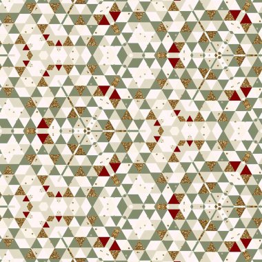 soyut renkli altıgen kare geometrik dikişsiz desen simetrik kaleydoskop moda, tasarım 