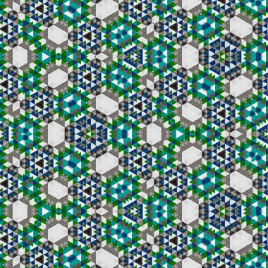 soyut renkli altıgen kare geometrik dikişsiz desen simetrik kaleydoskop moda, tasarım 