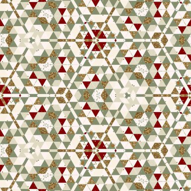 soyut renkli altıgen kare geometrik dikişsiz desen simetrik kaleydoskop moda, tasarım 