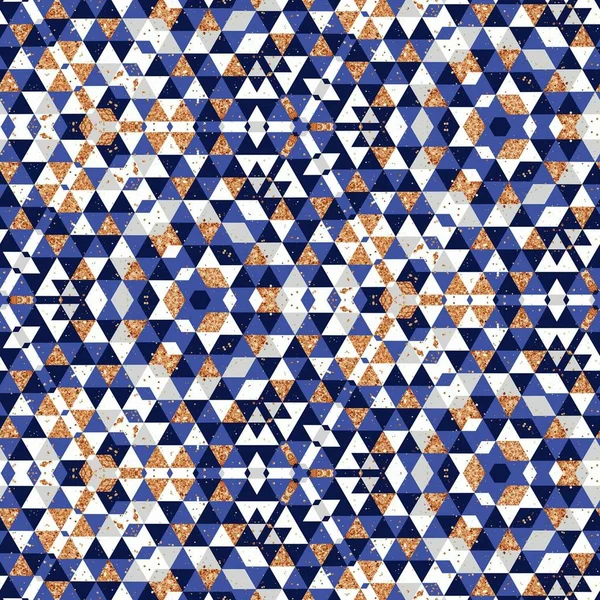 Abstraktní Barevné Šestiúhelník Čtverec Geometrické Bezešvé Vzor Symetrické Kaleidoskop Módy — Stock fotografie