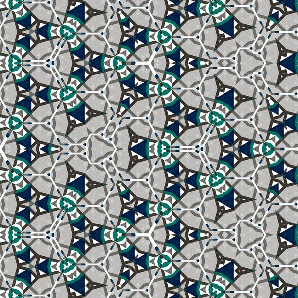 soyut renkli altıgen kare geometrik dikişsiz desen simetrik kaleydoskop moda, tasarım 