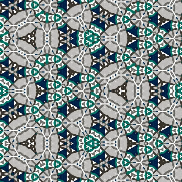soyut renkli altıgen kare geometrik dikişsiz desen simetrik kaleydoskop moda, tasarım 