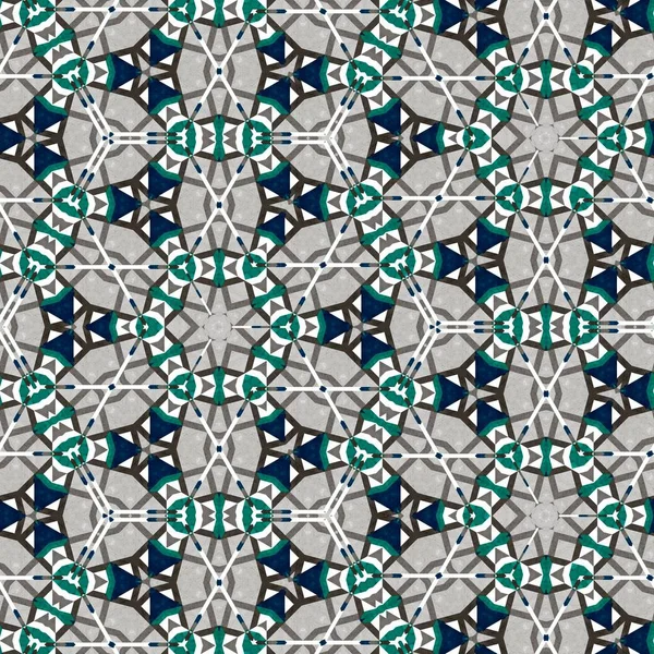 soyut renkli altıgen kare geometrik dikişsiz desen simetrik kaleydoskop moda, tasarım 