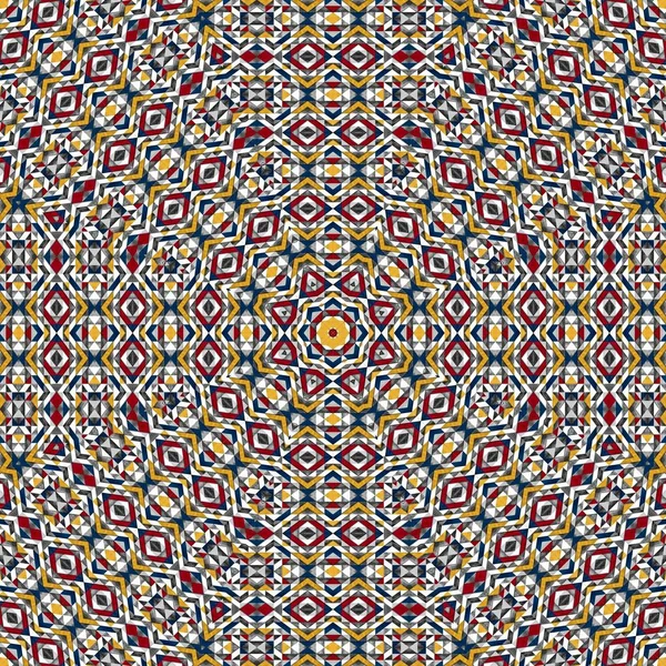 soyut renkli altıgen kare geometrik dikişsiz desen simetrik kaleydoskop moda, tasarım 