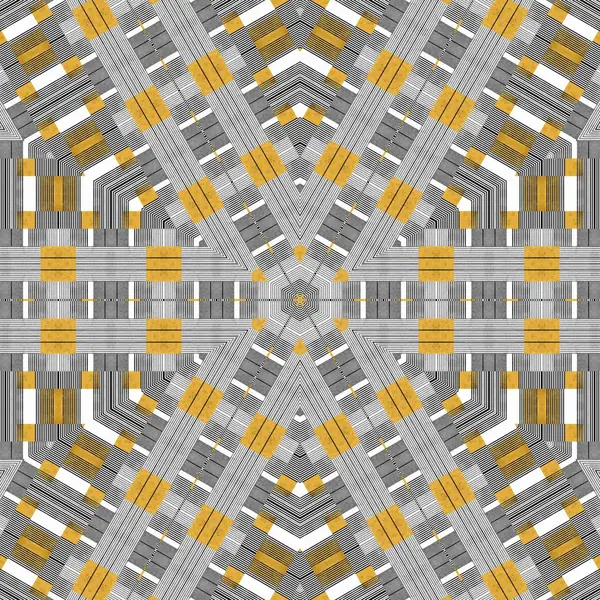 soyut renkli altıgen kare geometrik dikişsiz desen simetrik kaleydoskop moda, tasarım 