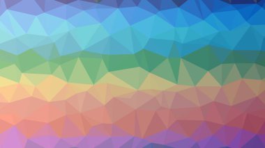 Renkli, üç taraflı düşük Poli, mozaik desen arka plan, vektör poligonal şekil grafiği, degrade, racio 1:1,777 Ultra Hd, 8 k ile Origami tarzı