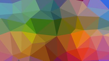 Renkli, üç taraflı düşük Poli, mozaik desen arka plan, vektör poligonal şekil grafiği, degrade, racio 1:1,777 Ultra Hd, 8 k ile Origami tarzı